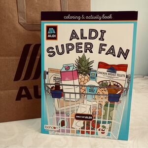 Aldi Super Fan Coloring and Activity Book NEW